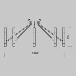 Фото 1 Потолочный светильник Maytoni MOD620CL-16B