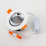 Фото 3 CLD001NW1 Альфа Бел+Хром Св-к Встр. LED 7W*3500K