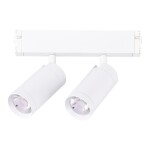Фото 2 ST660.586.20 Св-к трек. Белый LED 2*10W 2700K-6000K 1 065Lm Ra>90 36° IP20 D50xH41 220V SKYLINE 220