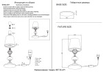 Фото 1 Настольная лампа Crystal Lux BETIS LG1