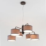 Фото 4 CL428261 Форма Кофе+Серый Св-к Люстра
