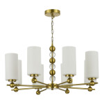 Фото 3 SL2003.303.08 Люстра подвесная ST-Luce латунь/белый E27 8*40W АВРОРА