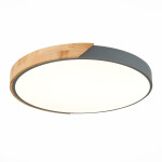 Фото 4 SLE200972-01 Светильник потолочный Серый, Светлое дерево/Белый LED 1*45W 3000K/4000K/6000K FESTA