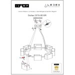 Фото 1 Подвесная люстра iLAMP Dallas 2078-D890 BR