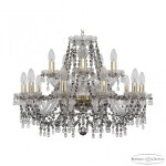 Фото 1 Люстра хрустальная 1410/10+5/240 G V0300 R731 Bohemia Ivele Crystal
