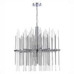 Фото 2 SL1628.103.08 Люстра подвесная ST-Luce Хром/Прозрачный, Хром E14 8*40W TERAMO