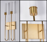 Фото 3 Настенный светильник BRWL7035 antique brass