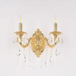 Фото 1 Бра с хрустальными подвесками AL7901B10/2/175 B G Bohemia Ivele Crystal