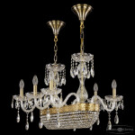 Фото 4 Люстра хрустальная 1452/6/195/600 FP Bohemia Ivele Crystal