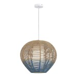 Фото 4 SL1514.513.01 Светильник подвесной ST-Luce Белый/Бежевый,Синий E27 1*40W VIMINI