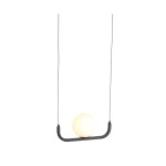 Фото 2 SL1581.403.01 Светильник подвесной ST-Luce Черный/Белый LED 1*8W 3200K BOTELLI