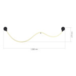 Фото 1 SL6118.401.01 Светильник настенный ST-Luce Черный/Белый LED 1*20W 4000K MARLOW