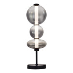 Фото 2 SL6119.404.18 Прикроватная лампа ST-Luce Черный/Дымчато-Серый LED 1*18W 3000K ПЕРЛИНА