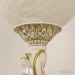 Фото 2 Бра с костяным фарфором AL7801B10/2/175 B WMG P1 U Pair Bohemia Ivele Crystal