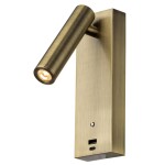 Фото 4 CL704433 Декарт Бронза Стар. Св-к Настенный с USB