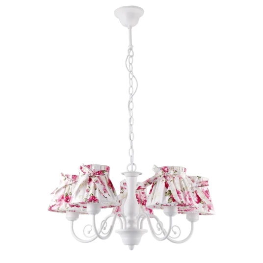 Фото Подвесная люстра Arte Lamp MARGHERITA A7021LM-5WH