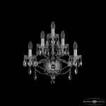 Фото 2 Бра хрустальные 1415B/2+2+1/165 Ni Bohemia Ivele Crystal
