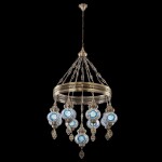 Фото 1 CL419186 Каир Мозаика Синяя Люстра