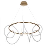 Фото 2 CL220283 PYTHON Бронза Люстра