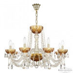 Фото 2 Люстра 5402/8/240 G Amber/M-1F Bohemia Ivele Crystal