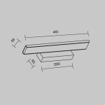 Фото 1 Подсветка Maytoni MIR005WL-L16B