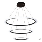 Фото 1 Люстра Crystal Lux MANZANA SP67W LED BLACK