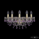 Фото 2 Бра хрустальные 1410B/5/160/XL G V7010 Bohemia Ivele Crystal