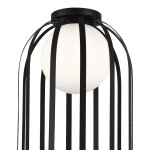 Фото 2 SL6129.402.01 Светильник потолочный ST-Luce Черный/Белый E27 1*60W НОРДИК