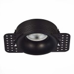 Фото 2 ST218.448.01 Св-к встр. Черный GU10 1*50W  IP20 D78xH30 165-265V Без ламп Встраиваемые светильники