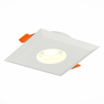 Фото 4 ST204.508.01 Св-к встр. Белый GU10 1*50W  L94xW94xH25 220V Без ламп Встраиваемые светильники