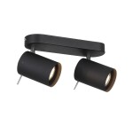 Фото 2 SL597.401.02 Спот ST-Luce Черный, Хром/Черный GU10 LED 2*3W Потолочные светильники