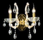 Фото 4 Бра Crystal Lux HOLLYWOOD AP2 GOLD