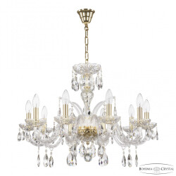 Фото Люстра хрустальная 118/10/240 G Bohemia Ivele Crystal (Богемия Ивеле Кристалл)