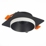 Фото 3 ST206.418.01 Св-к встр. Черный GU10 1*50W  L92xW92xH38 220V Без ламп Встраиваемые светильники