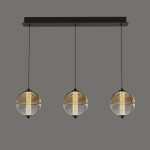 Фото 1 Подвесной светильник MD24022079-3B black/amber