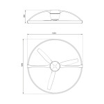 Фото 2 7531 Люстра потолочная-вентилятор NEPAL
