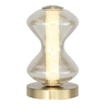 Фото SL6136.204.01 Прикроватная лампа ST-Luce золото/коньячный LED 1*6W 3000K СПАЙН