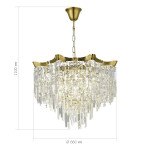 Фото 1 SL1659.303.10 Светильник подвесной ST-Luce Латунь/Прозрачный E14 10*60W OFELIA