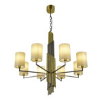 Фото 2 SL1638.303.08 Светильник подвесной ST-Luce Латунь/Серый E14 8*42W ГЛОРИА