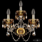 Фото 3 Бра 5402B/2+1/165 G Amber/M-1G K721 Bohemia Ivele Crystal