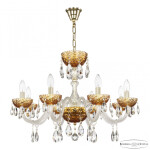 Фото 2 Люстра 5417/8/240 G Amber/M-1F Bohemia Ivele Crystal