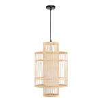 Фото 3 SL6241.523.01 Светильник подвесной ST-Luce Древесный/Белый E27 1*40W АЛЬМА