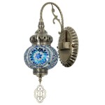 Фото 8 CL419316 Каир Мозаика Синяя Бра