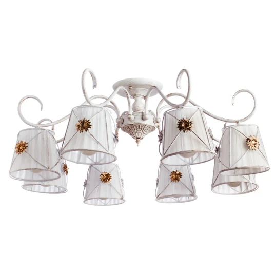 Фото Потолочная люстра Arte Lamp FORTUNA A5495PL-8WG