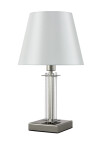 Фото 5 Настольная лампа Crystal Lux NICOLAS LG1 NICKEL/WHITE