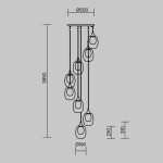 Фото 5 Подвесной светильник Maytoni MOD016PL-08BS1