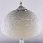 Фото 2 Настольная лампа с косятным фарфором AL78100L/30 WMN Rose Bohemia Ivele Crystal