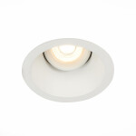 Фото 1 ST207.508.01 Св-к встр. Белый GU10 1*50W  D103xH52 220V Без ламп Встраиваемые светильники