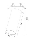 Фото 2 Встраиваемый светильник Technical C053CL-L12B3K