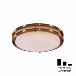 Фото 7 CL709323N Бостон Бронза Св-к Накл. LED 32W*4000K